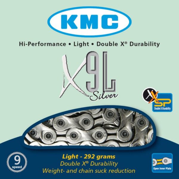 Cadena KMC X9L 292gr