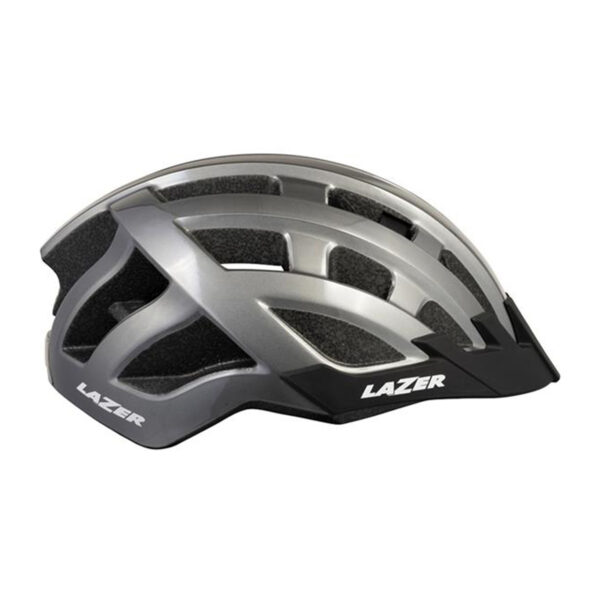 Casco Lazer Compact CE CPSC | Color Titanio | Talla 54 - 61 CM