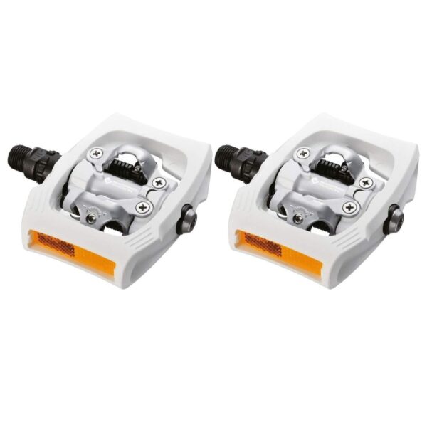 Pedales Shimano Click PD-T400 | 507gr | Calas SH56 | Color Blanco | En Caja