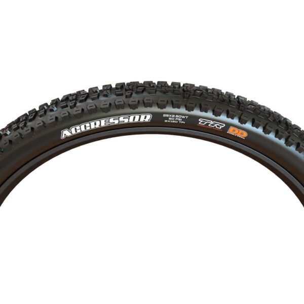 Llanta Tubeless Maxxis  Aggressor 27.5" x 2.30 | Dual Compound | 60 TPI (60 max psi) | EXO | 919gr - Image 2